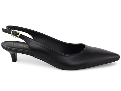 Sapato Scarpin Slingback Salto Kitten Heel Torricella