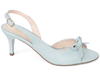 Sandália Slingback Com Laço Torricella